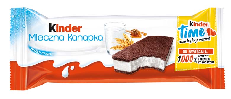 Baton Mleczna kanapka Kinder 28g esklep.polomarket.pl