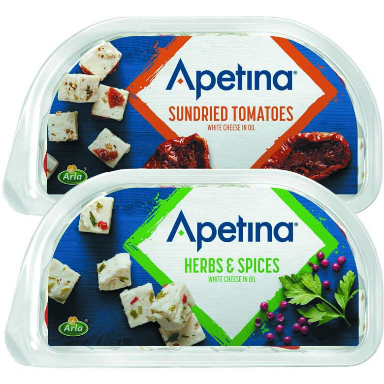 Ser typu feta Apetina snack mix (pomidory, zioła) 100g esklep.polomarket.pl