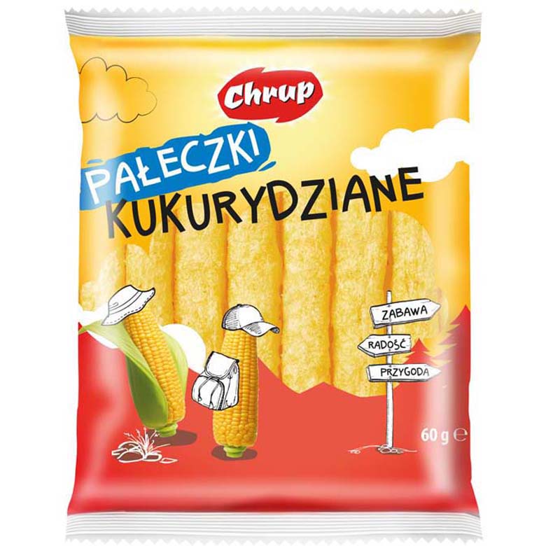 Chrupki kukurydziane rurka  Chrup  60g