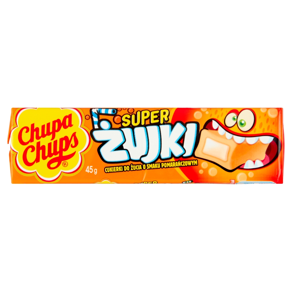 Guma rozpuszczalna pomarańczowa Żujki Chupa Chups 45g esklep.polomarket.pl
