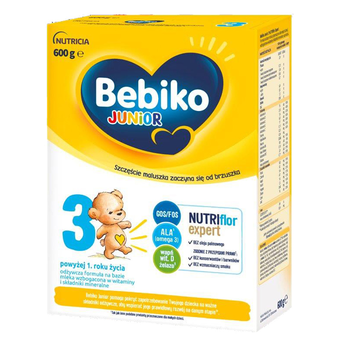 Mleko modyfikowane Bebiko Junior 3 600g esklep.polomarket.pl