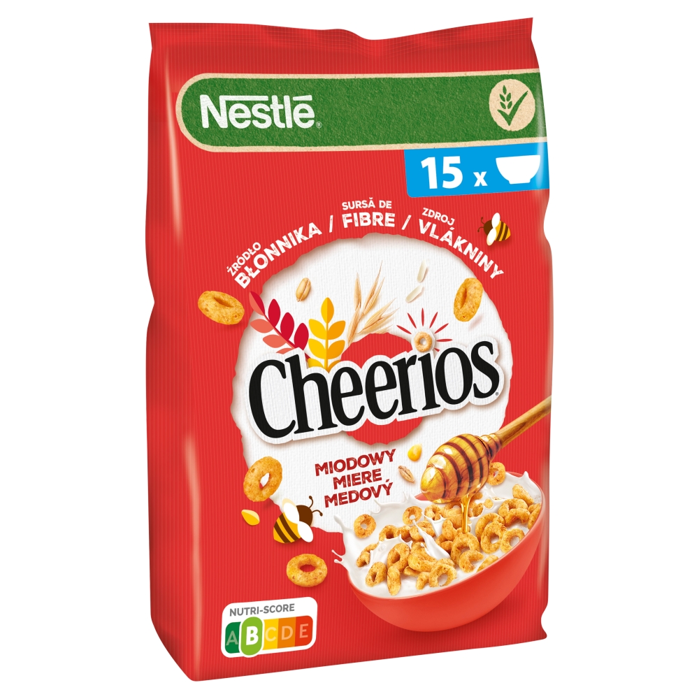 Płatki kółeczka miodowe Cheerios 450g esklep.polomarket.pl