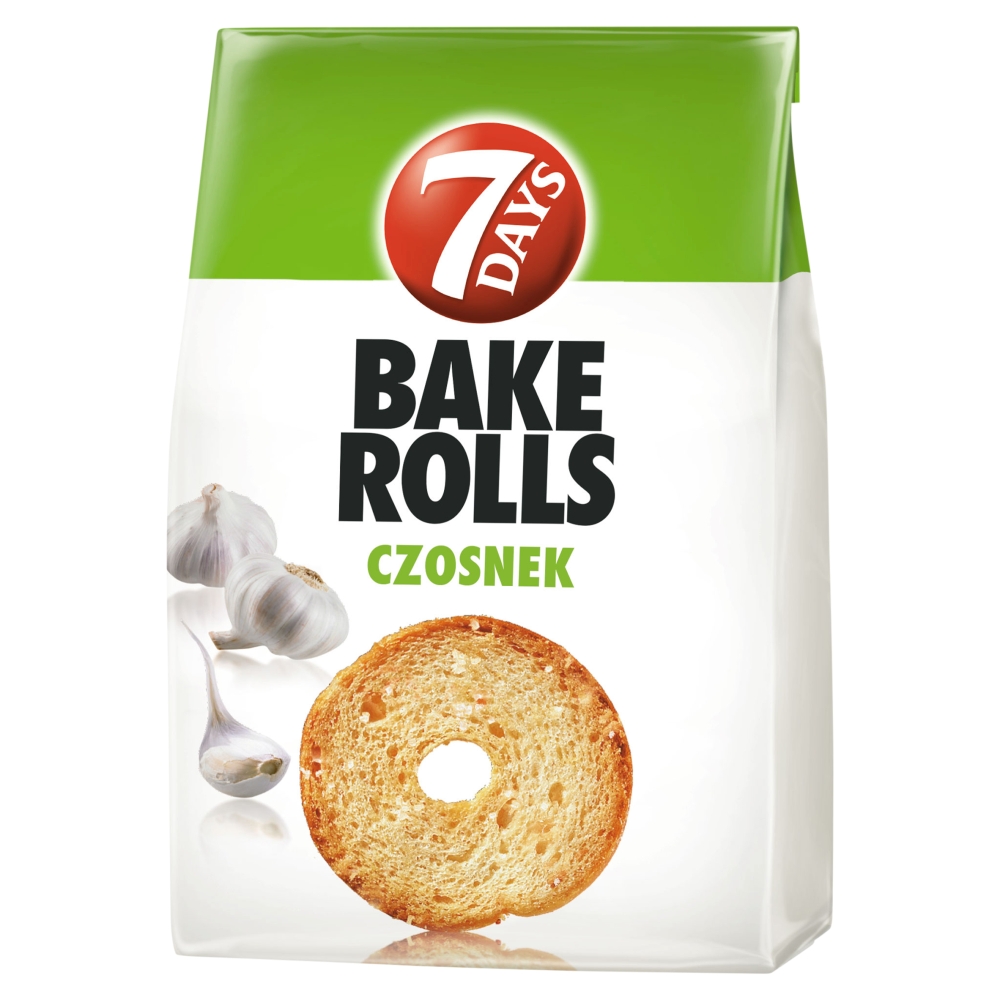 Bake Rolls o smaku czosnku 7Days 150g esklep.polomarket.pl
