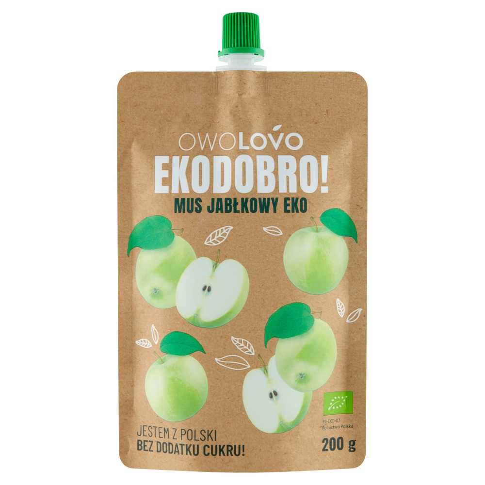 Mus Ekodobro jabłko Owolovo 200g