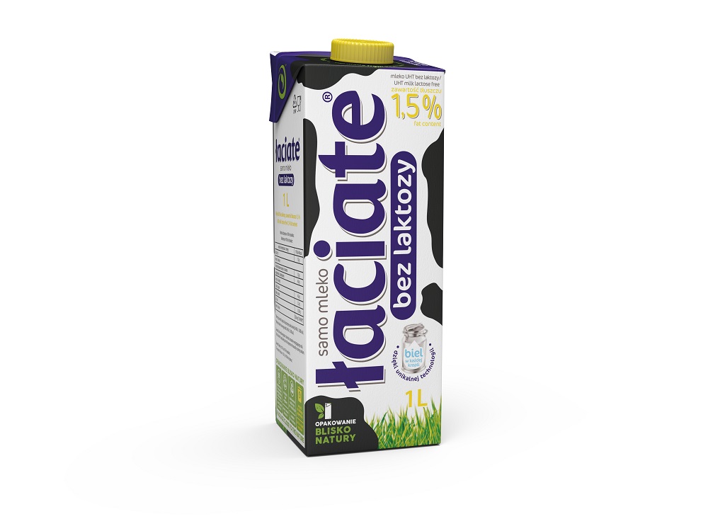 Mleko Łaciate UHT bez laktozy 1,5% 1l esklep.polomarket.pl