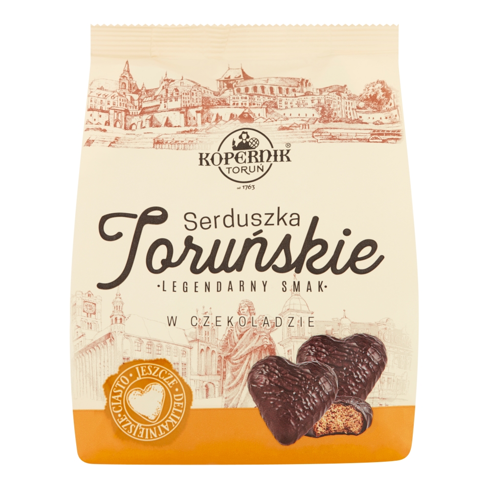 Pierniki Serduszka w czekoladzie Kopernik 144g