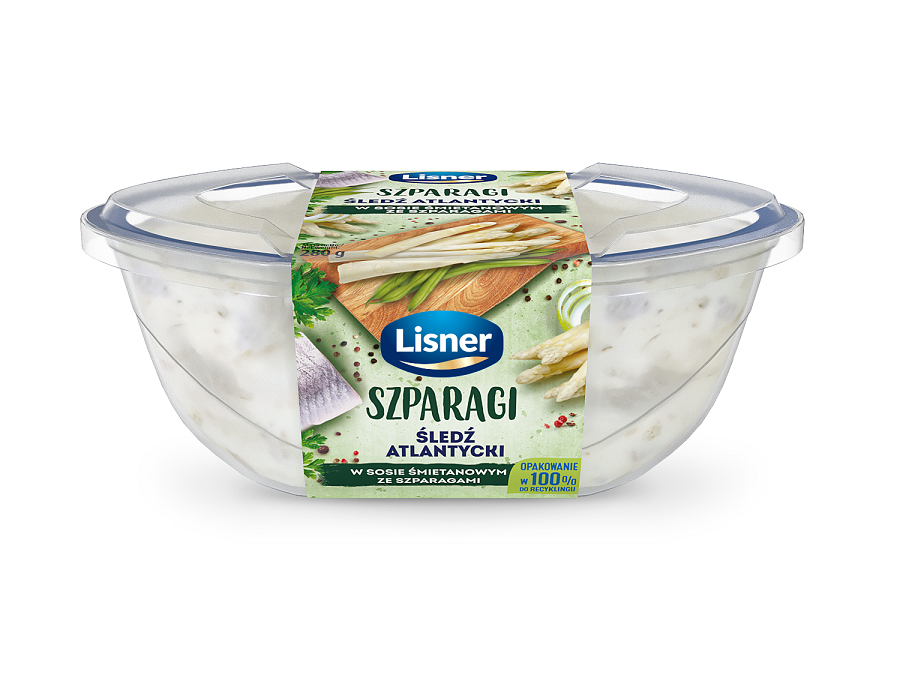 Filety śledziowe ze szparagami 280g
