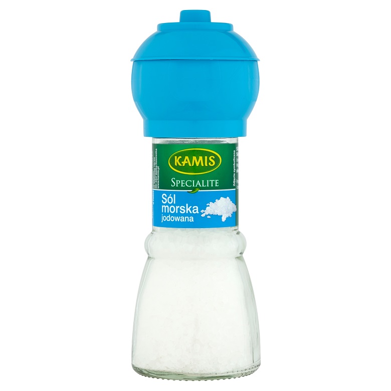 Przyprawa sól morska młynek Kamis 90g esklep.polomarket.pl