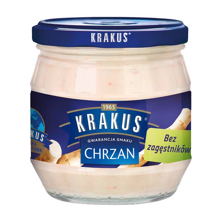 Chrzan Krakus 180g esklep.polomarket.pl