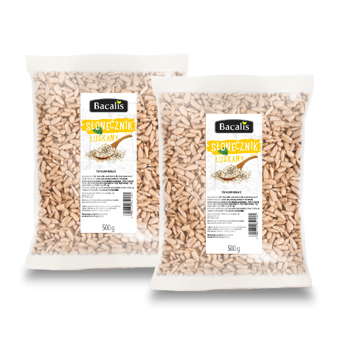 Słonecznik łuskany Bacalis 500g