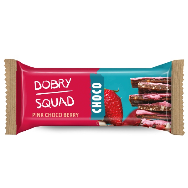 Baton Pink Choco Berry Dobry Squad 50g