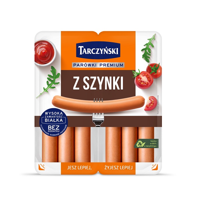 Parówki  z szynki   Tarczyński  220g esklep.polomarket.pl