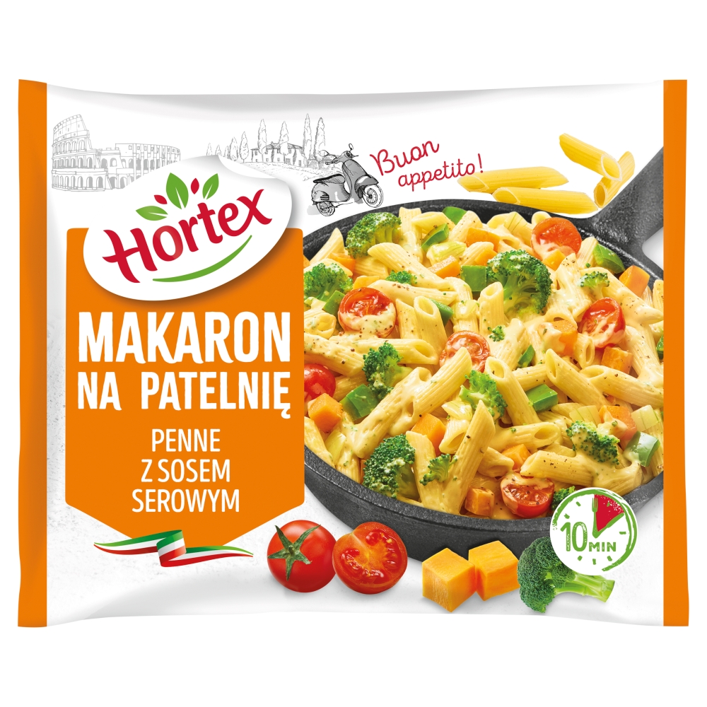 Makaron na patelnię penne z sosem serowym Hortex 450g