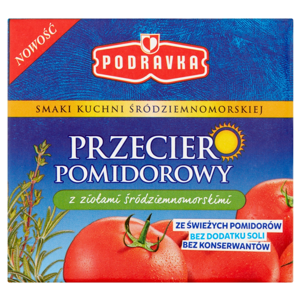 Przecier pomidorowy z ziołami śródziemnomorskimi 500g esklep.polomarket.pl