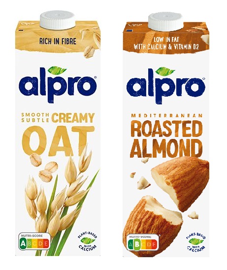 Napój roślinny Alpro Owies Original lub Migdał Prażony Niesłodzony 1L