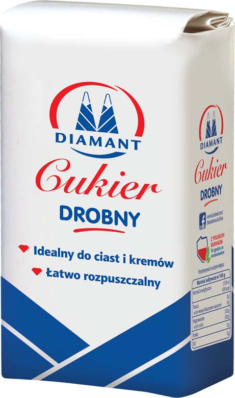 Cukier biały drobny 1kg esklep.polomarket.pl