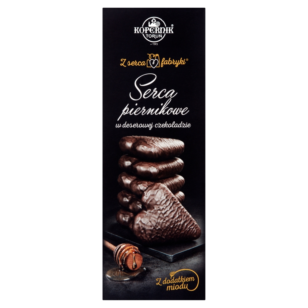 Pierniki serca w czekoladzie Kopernik128g