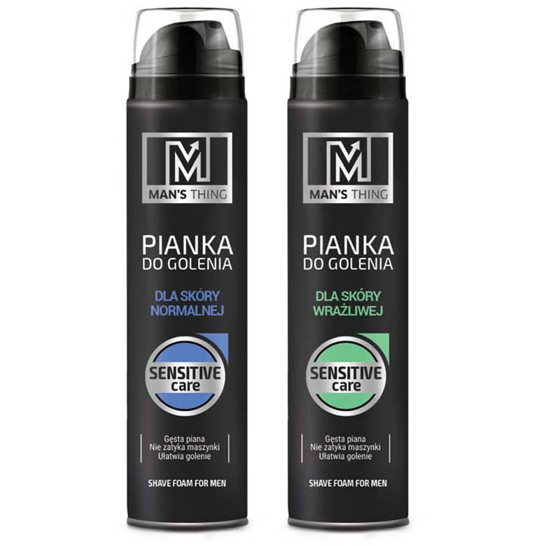 Man's thing pianka do golenia 300ml mix