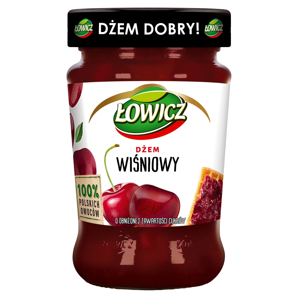 Dżem wiśniowy Łowicz 280g esklep.polomarket.pl