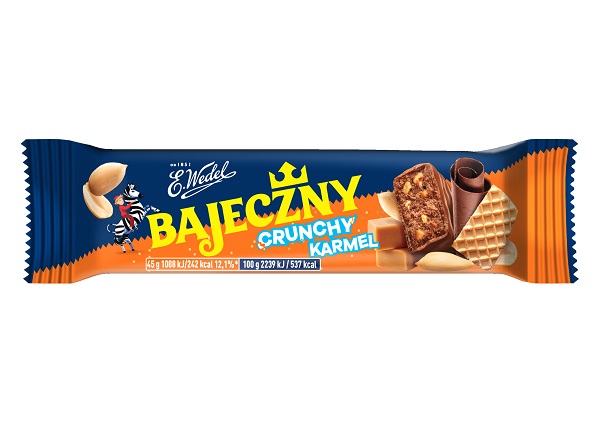 Baton crunchy karmel Bajeczny 45g