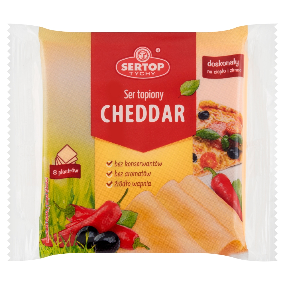 Ser topiony w plastrach Cheddar 130g