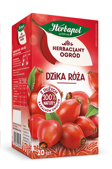 Herbatka dzika róża Herbaciany Ogród Herbapol 20tb esklep.polomarket.pl