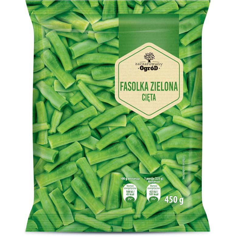 Fasola szparagowa zielona cięta Zaczarowany Ogród 450g