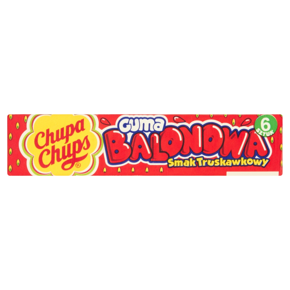 Guma Chupa Chups balon. truskawowa 27,6g esklep.polomarket.pl
