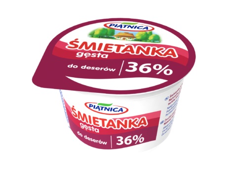 Śmietana  36% Piątnica 200g esklep.polomarket.pl