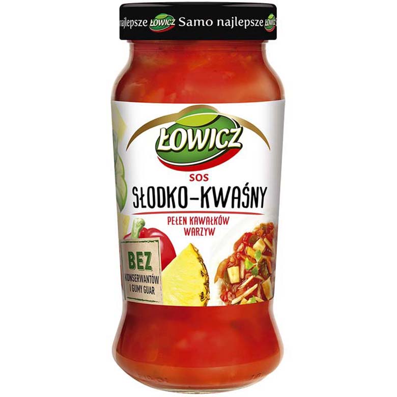 Sos słodko-kwaśny Łowicz 500g esklep.polomarket.pl