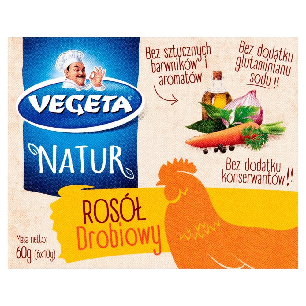 Rosół drobiowy Vegeta Natur 60g esklep.polomarket.pl