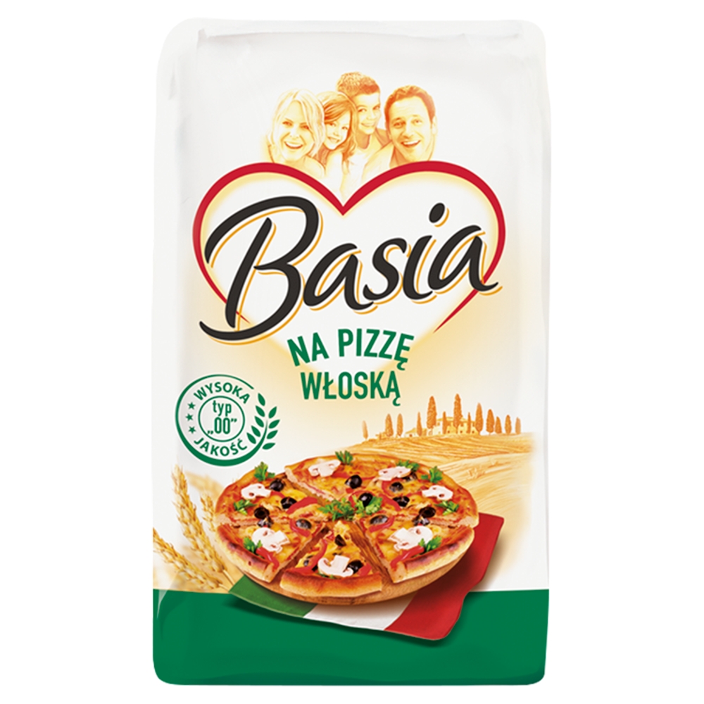 Mąka Basia pszenna pizza włoska T00 1kg