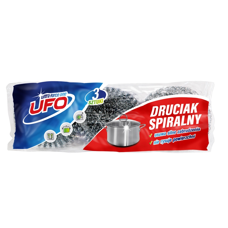 Druciak spiralny   UFO 3 szt.