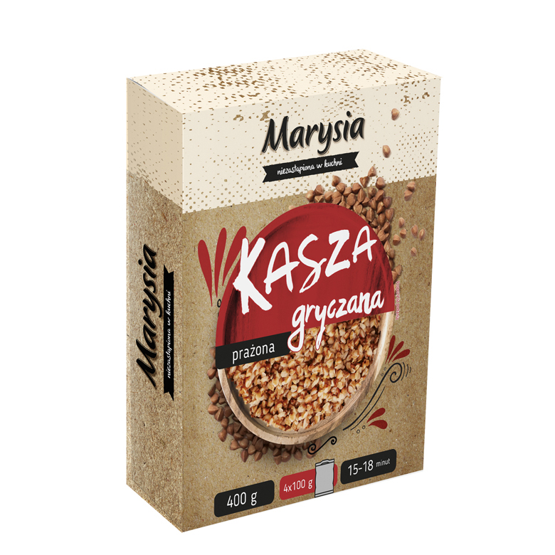 Kasza gryczana prażona Marysia 4*100g