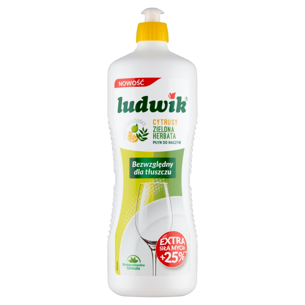 Płyn do naczyń cytrusy z zieloną herbatą Ludwik 1040g