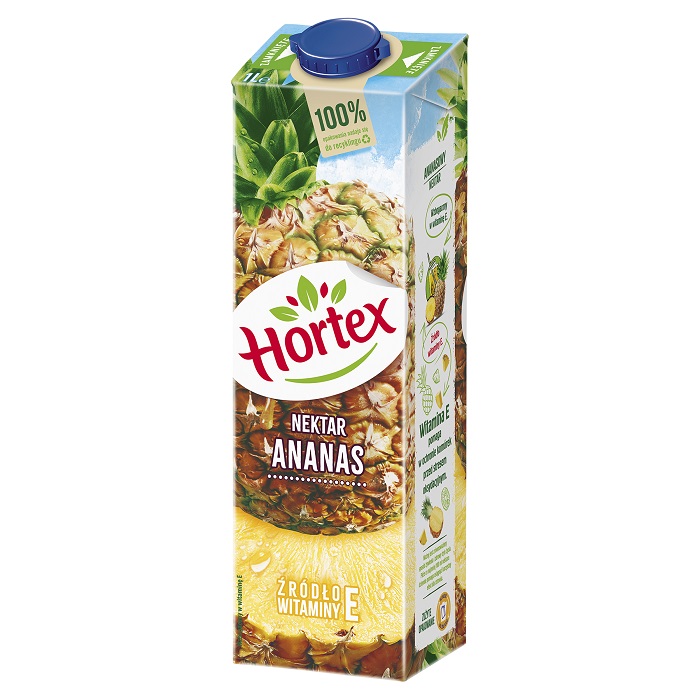 Nektar Hortex Ananasowy 1l esklep.polomarket.pl