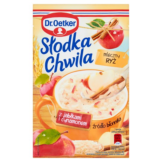 Ryż Mleczny Jabłko Cynamon Słodka Chwila 58g
