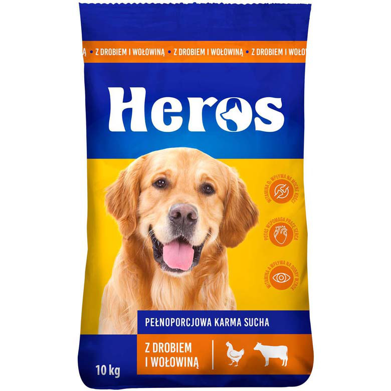 HEROS Karma sucha dla psa 10 kg