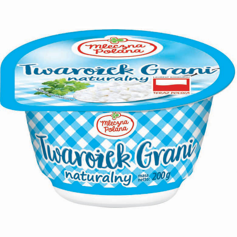 Twarożek grani naturalny Mleczna Polana 200g