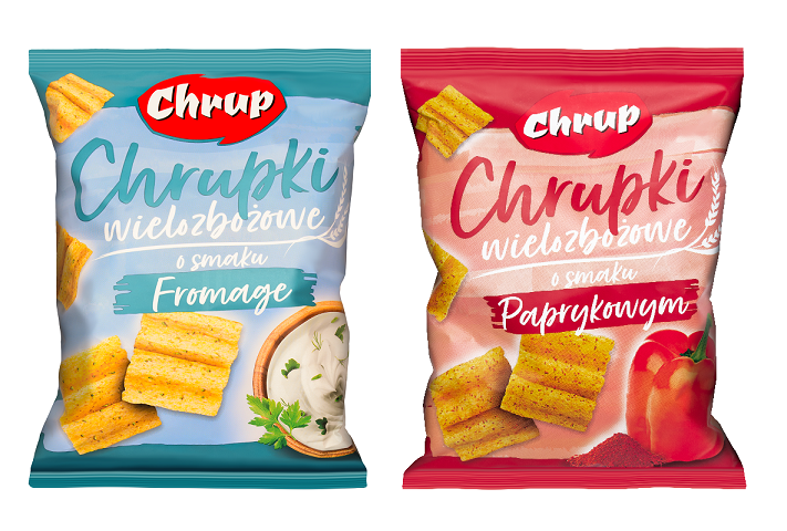 Chrupki wielozbożowe fromage lub paprykowe Chrup 70g