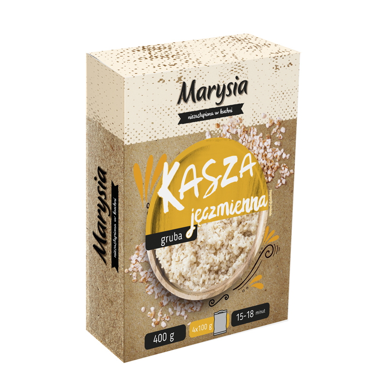 Kasza jęczmienna wiejska gruba Marysia 4*100g