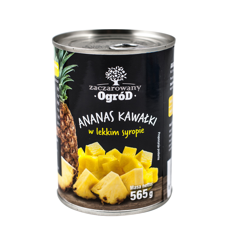 Ananas kawałki w syropie Zaczarowany Ogród 565g