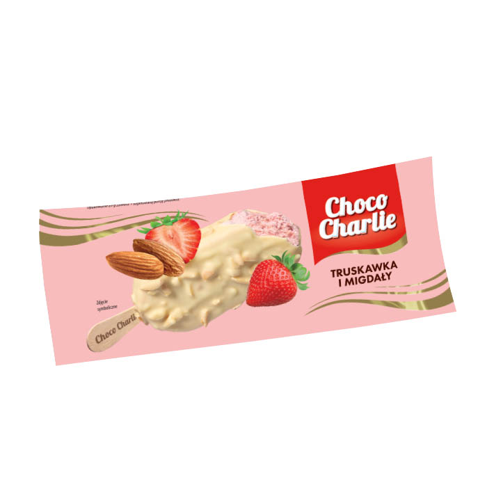 Lody truskawkowe w białej czekoladzie Choco Charlie 120ml