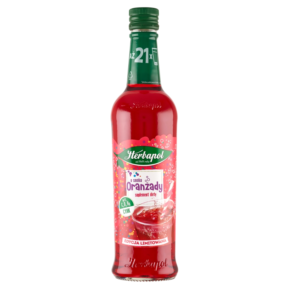 Syrop Oranżada Herbapol 420ml esklep.polomarket.pl