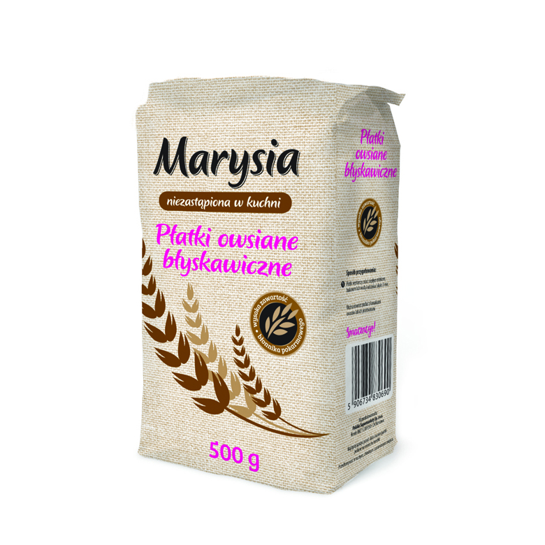 Płatki owsiane błyskawiczne  Marysia 500g