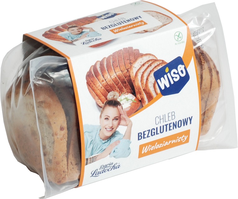 Chleb bezglutenowy wieloziarnisty Wiso 350g