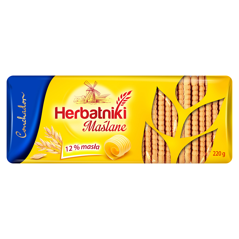 Herbatniki maślane 12% masła Conchador 220g
