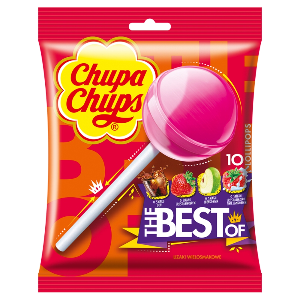 Lizaki The Best Chupa Chups  10szt 120g esklep.polomarket.pl
